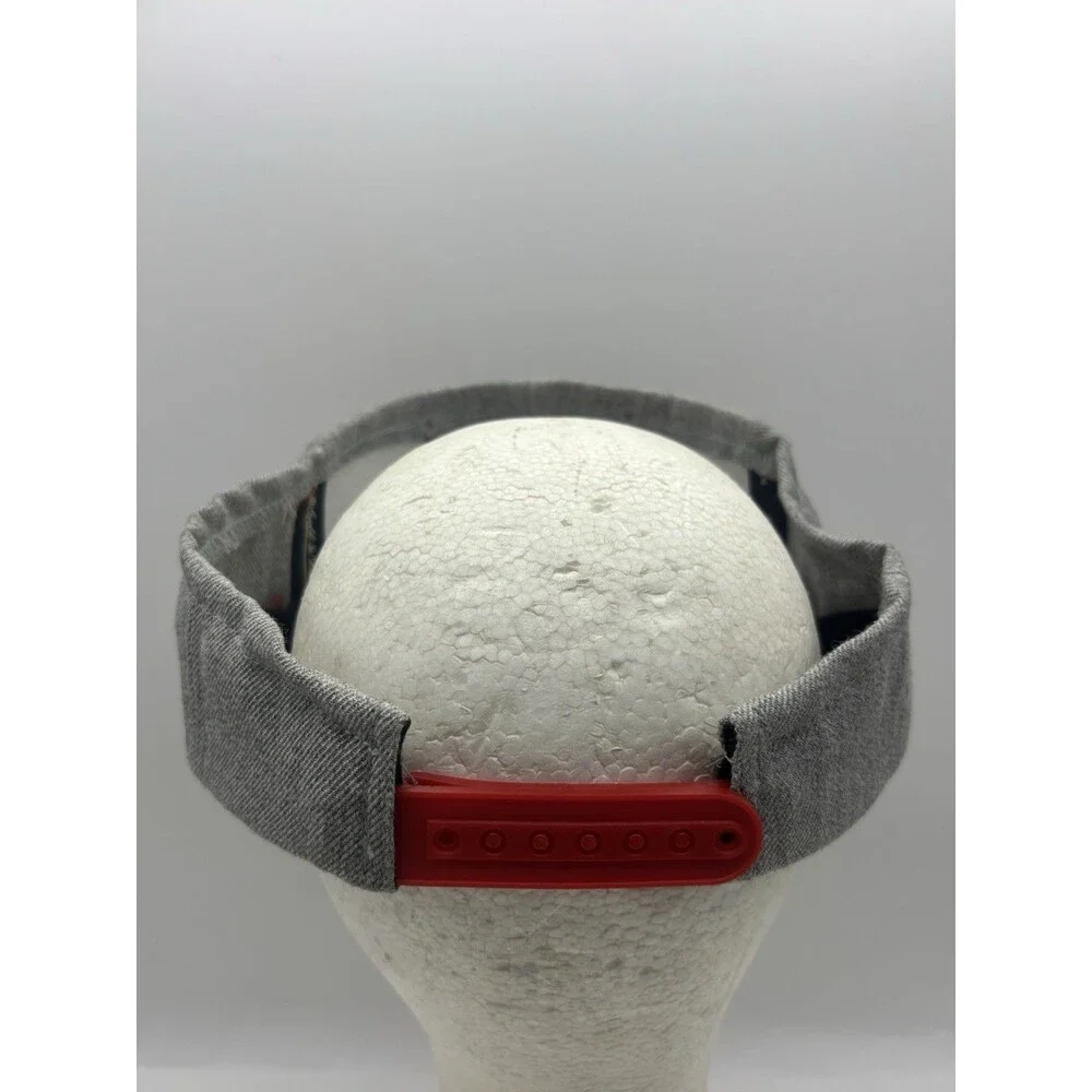 Los Angeles Clippers Mitchell Ness Visor Hat Crayon Pattern Gray Red